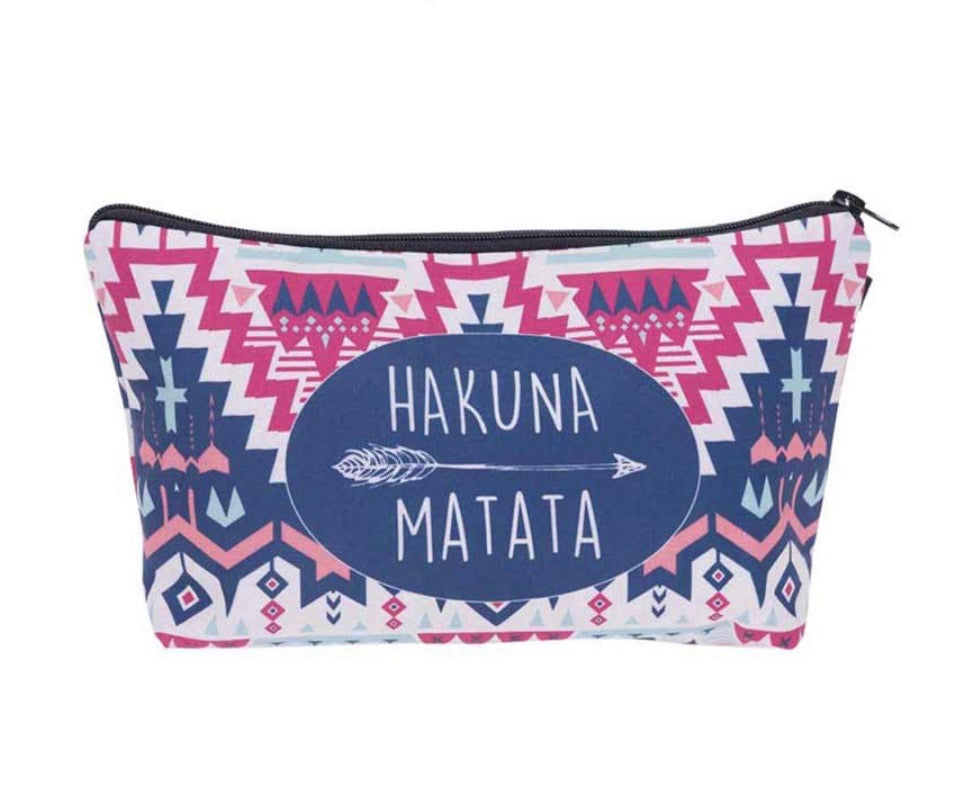 Hakuna Matata (Color) Makeup Bag